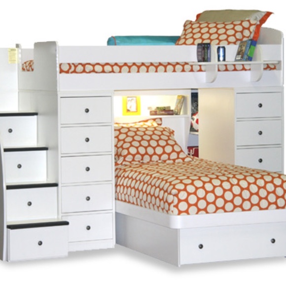 Burg Space saver bunk bed (twin over twin) - Picture 1 of 5